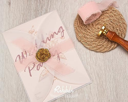Blush Pink Chiffon Ribbon (60 Foot)
