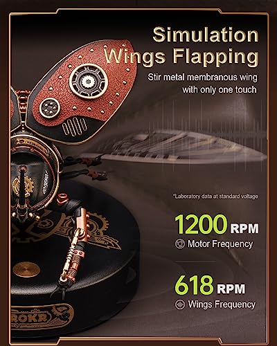 3D Puzzles for Adults Electric Insect Metal Model Building Kit Desk Toys Hobby Kit for Adults Gift for Teens (156 Count)