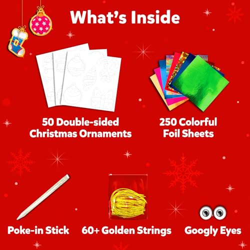 Foil Fun Christmas Ornaments
