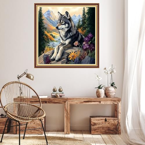 Stamped Cross Stitch Kits for Beginner Embroidery Kits for Beginners Adults DIY 11CT Cross Stitch Patterns Needlepoint Kits Crossstitching Kits
