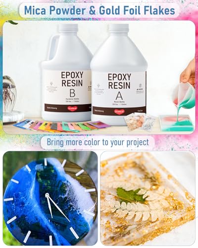2 Gallon Crystal Clear Epoxy Resin (256 Fl Oz)