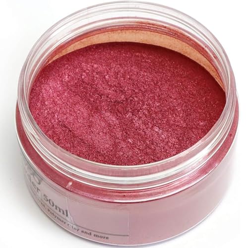 Burgundy Mica Powder for Epoxy Resin 1.7 oz