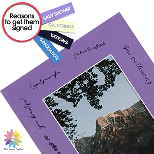 Mat Board Center 10 Pack 8x10 Photo Mats for 5x7 Picture