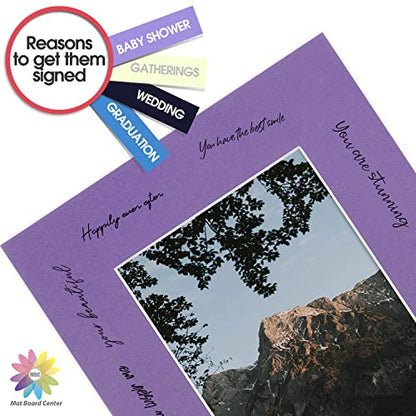 Mat Board Center 10 Pack 8x10 Photo Mats for 5x7 Picture