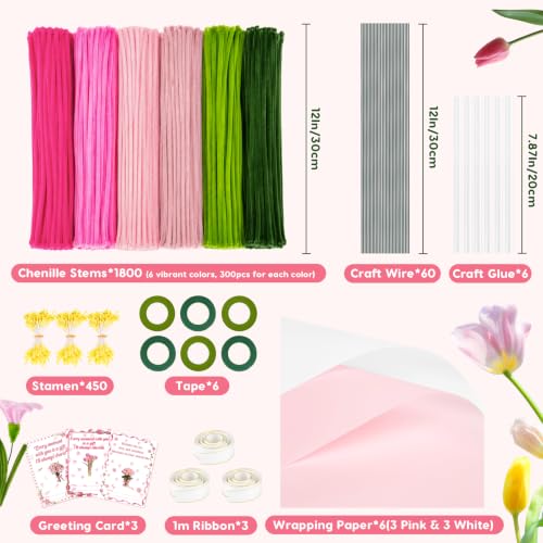 Pipe Cleaners Flower Kit
