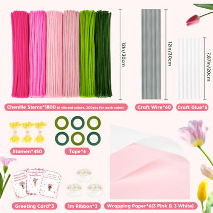Pipe Cleaners Flower Kit