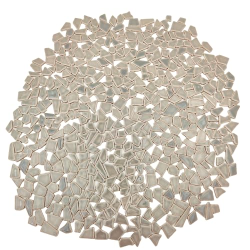 1.1LB Irregular Ceramics Mosaic Tiles (160 Count)