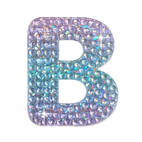 Sparkly Rhinestone Alphabet Letter Sticker B