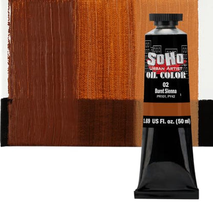 Oil Paint Burnt Sienna