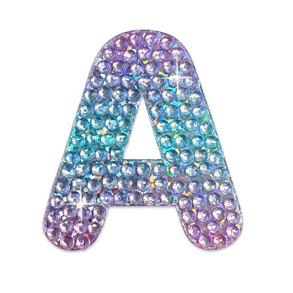 Sparkly Rhinestone Alphabet Letter Sticker A