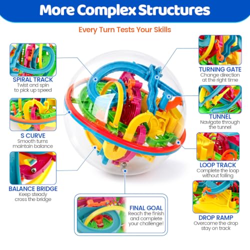 3D Maze Ball Puzzle