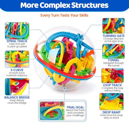 3D Maze Ball Puzzle