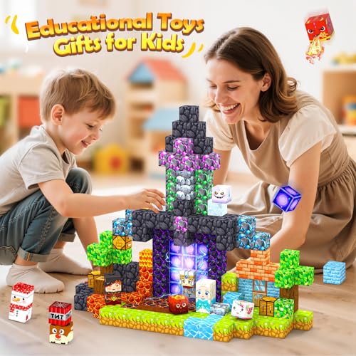 200PCS Magnetic Blocks (200 Count)