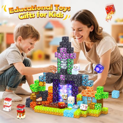 200PCS Magnetic Blocks (200 Count)