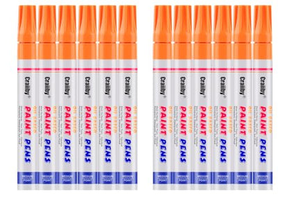 Orange Paint Markers (12 Count)