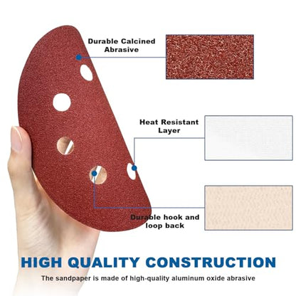 5 Inch 8 Hole Sanding Discs