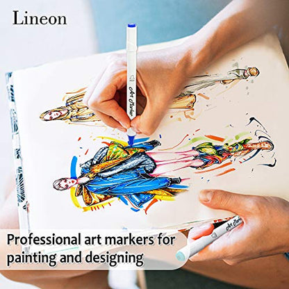 Dual Tip Alcohol Based Art Markers (30 Count)