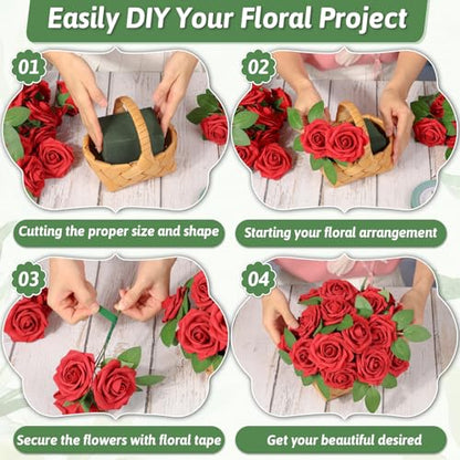 6 Pack Green Floral Foam Blocks