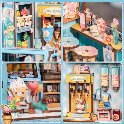 Book Nook Kit DIY Miniature House Dollhouse Kit for Adults