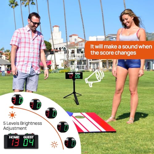 Battery Powered Scoreboard Clock Timer with Buttons