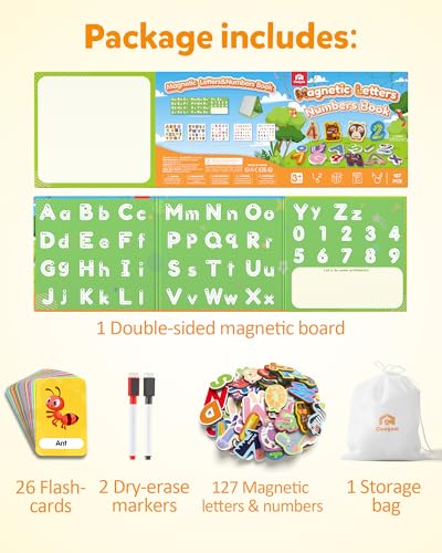 Magnetic Letters and Numbers (88 Count)