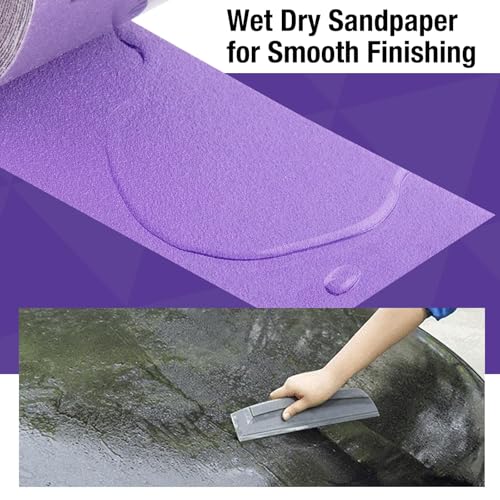 40 Grit PSA Purple Ceramic Sandpaper Roll 2