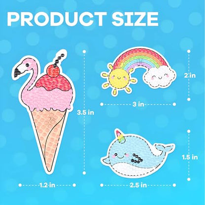 5D Unicorn Diamond Painting Stickers Kits Arts and Crafts for Kids