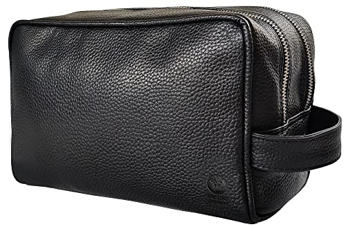 Leather Travel Toiletry Bag for Men