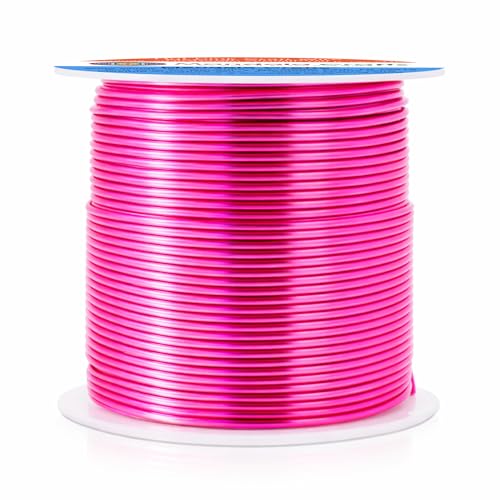 20 Gauge Hot Pink Anodized Aluminum Craft Wire (100 Foot)