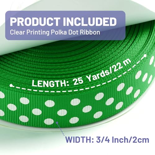 Polka Dot Grosgrain Ribbon 3