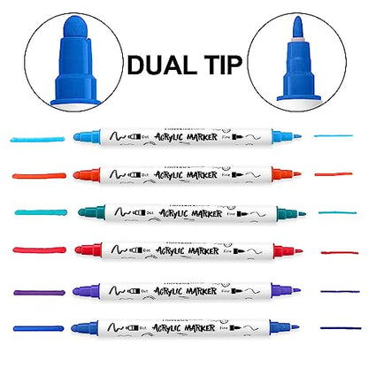 12 Color Bold and Fine Dual (12 Count)