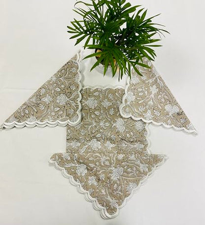 Hand Block Print Cloth Napkins (4 Count)