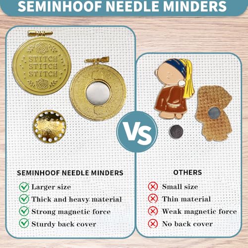 Magnetic Needle Minder Magnet Embroidery Accessories and Supplies Embroidery Needle Holder Cross Stitch Holder Needlework Supplies