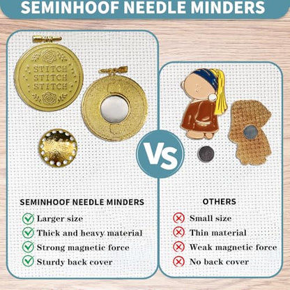 Magnetic Needle Minder Magnet Embroidery Accessories and Supplies Embroidery Needle Holder Cross Stitch Holder Needlework Supplies