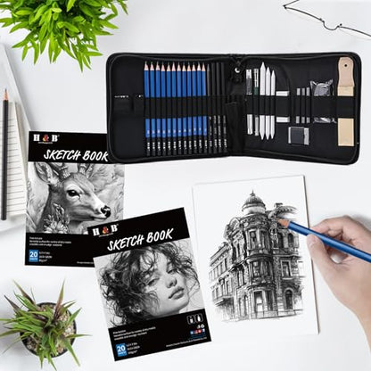 36 Pack Drawing Set Sketch Kit