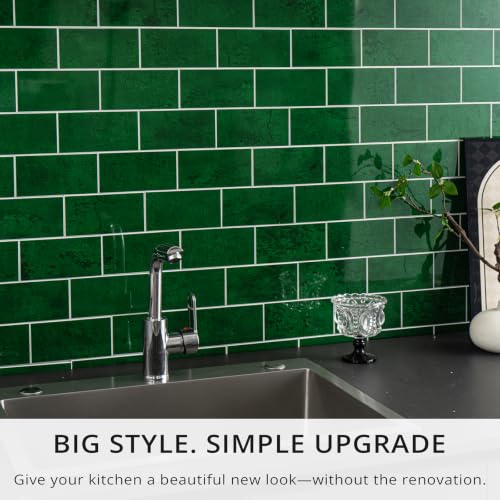 100 Pieces Peel and Stick Backsplash for Kitchen (12.5 Sq Ft)