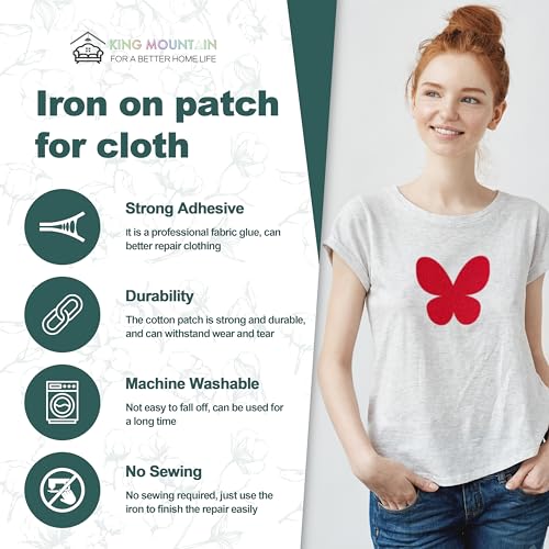 Iron on Patches for Clothes (8 Count)