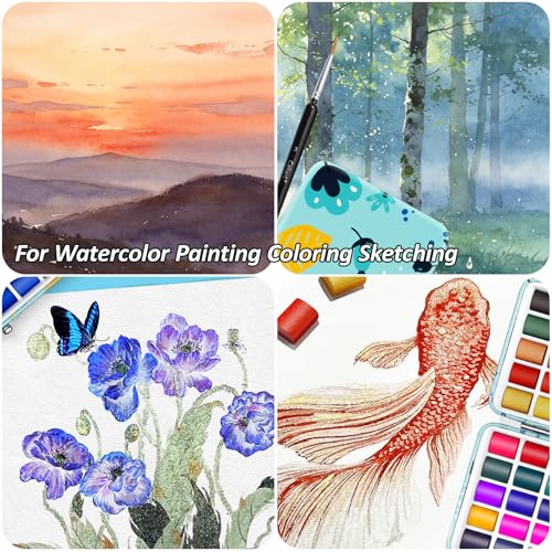 100 Colors Watercolor Paint Set (100 Count)
