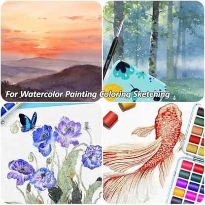 100 Colors Watercolor Paint Set (100 Count)