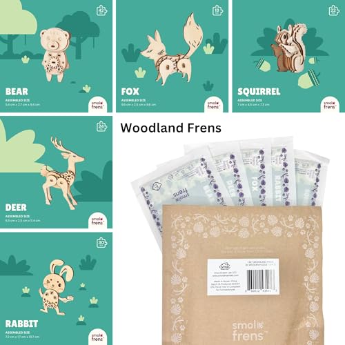 3D Wooden Puzzles for Kids Ages 8+ (5 Count)