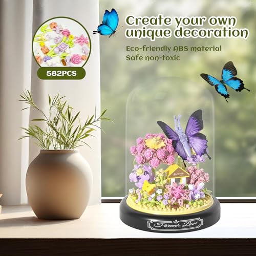 Flower Bouquet Building Set for Adults