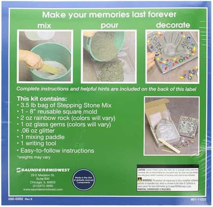 StoneCraft (90111232) 8 Inch Mosaic Stepping Stone Kit