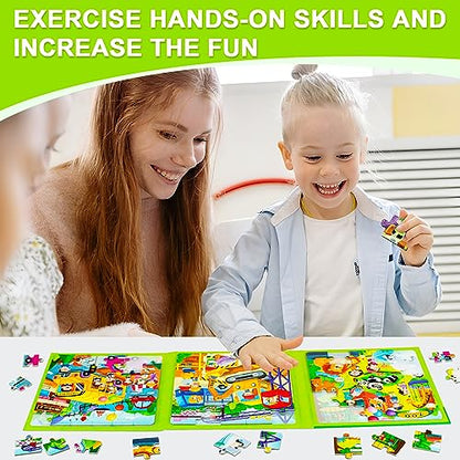 Magnetic Puzzles for Kids Ages 4 (97 Count)