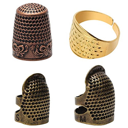 4 Piece Sewing Thimble Hand
