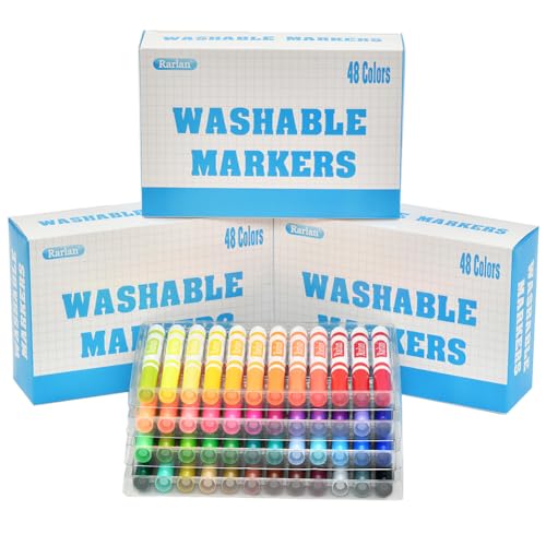 Washable Markers Bulk for Kids (144 Count)