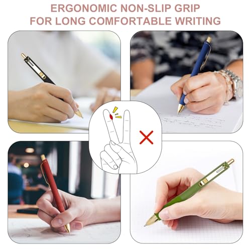 Gel Pens Black Ink Pen 0.5mm Fine Point (12 Count)
