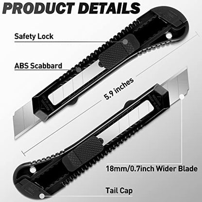 30 Pack Box Cutter Retractable (30 Count)