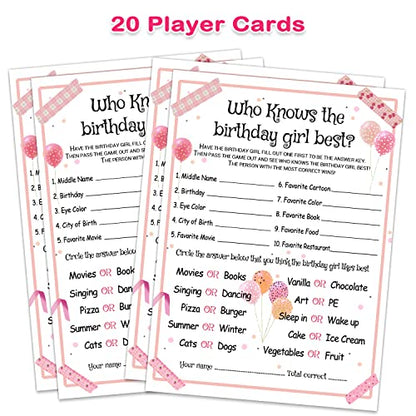 Who Knows the Birthday Girl Best