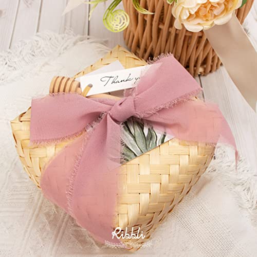 Dusty Rose Chiffon Ribbon 1 (60 Foot)