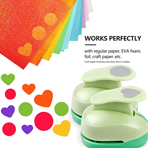 Circle Hole Punch Paper Punches for Crafting 3 (6 Count)